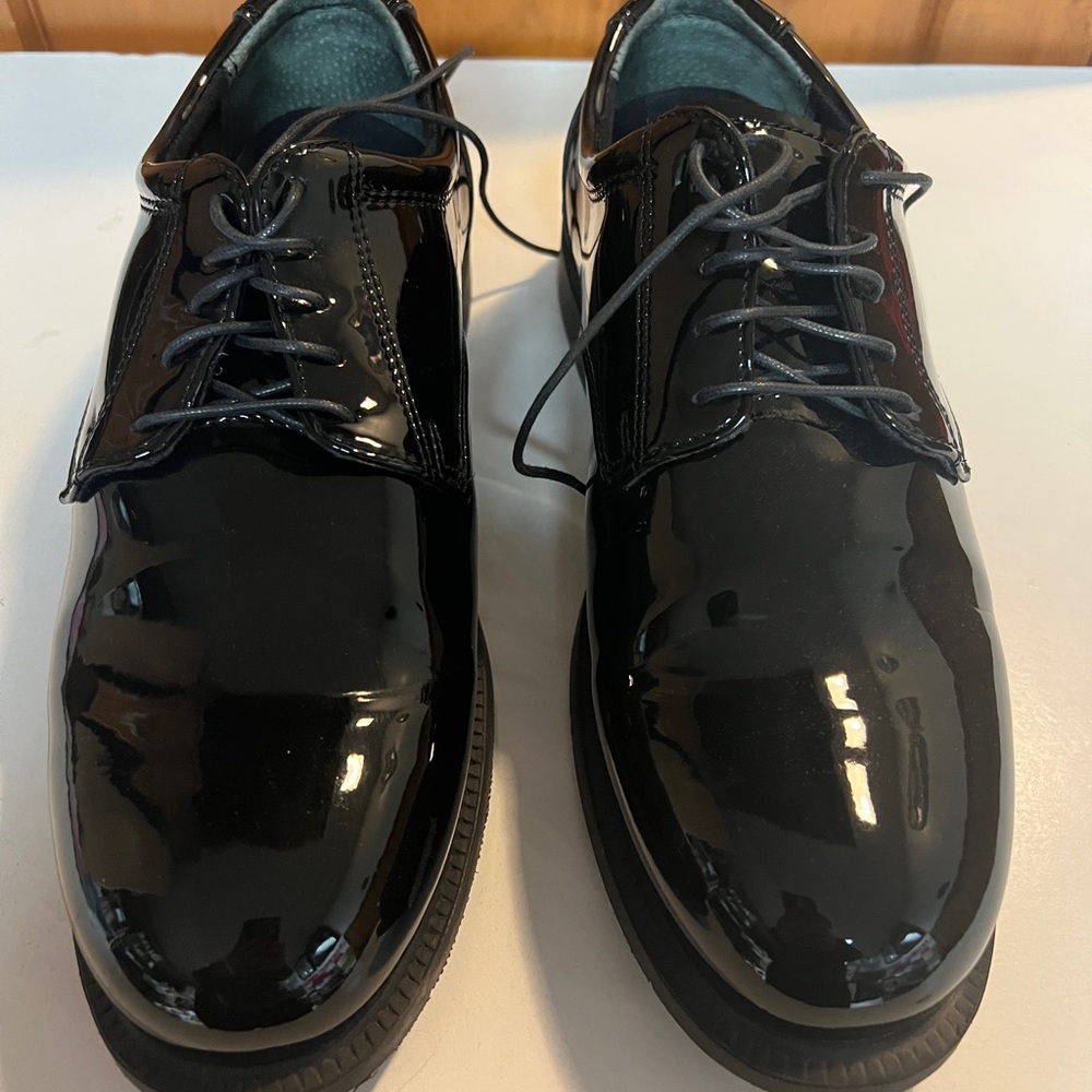 Elegant Black Patent Leather Oxfords
